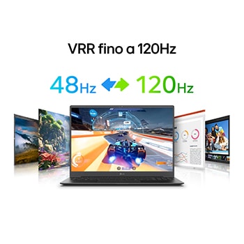 VRR fino a 120Hz notebook Gram Pro 16Z90TP-K.AA78D